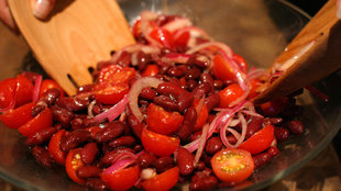 Image for Kidney Bean, Red Onion And Tomato Salad