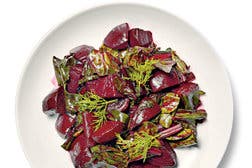 Braised Beets With Butter and Dill