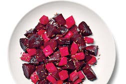 Braised Beets With Ham and Beer