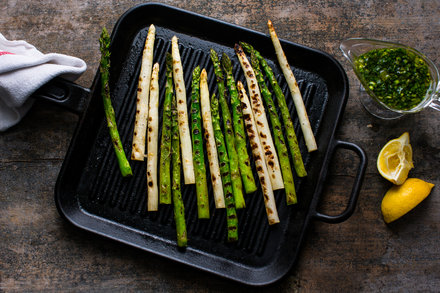 Image for Grilled Asparagus With Lemon Dressing