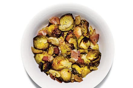 Brussels Sprouts With Bacon and Chestnuts