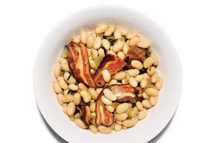 Bacon With White Beans