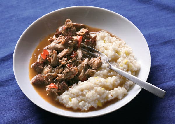 Chicken Bog With Middlins Risotto