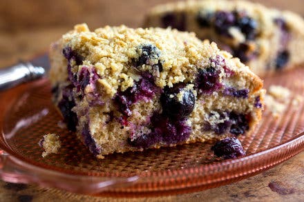 Whole-Grain Blueberry Buckle