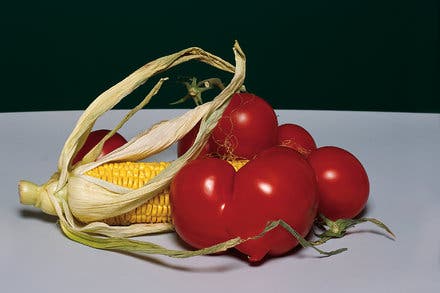 Corn-and-Tomato Parfait With Basil