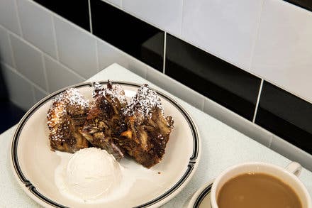 Chocolate Babka Bread Pudding