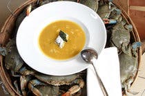 Blue Crab And Melon Soup With Nori Crème Fraîche