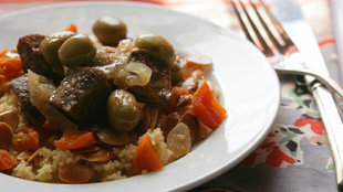 Image for Lamb Tagine With Apricots, Olives and Buttered Almonds