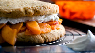 Image for Brown Sugar Shortcake with Warm Bourbon Peaches