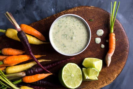 Yogurt and Bean Dressing With Cilantro and Lime