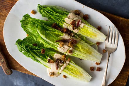 Bean and Yogurt Caesar Salad Dressing