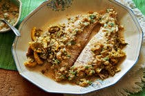 Slow-Roasted Fish With Mustard and Dill