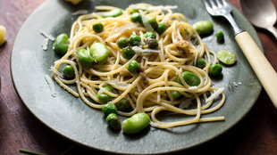 Image for Cacio e Pepe with Peas and Favas