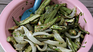 Image for Roasted Okra and Onions