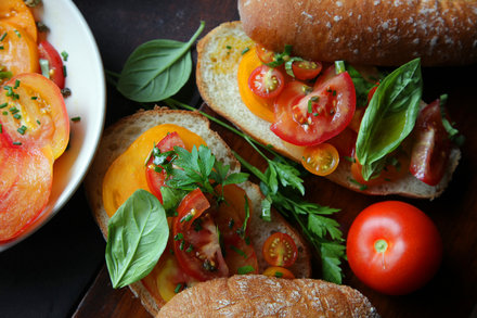 Image for Tomato Salad on a Roll