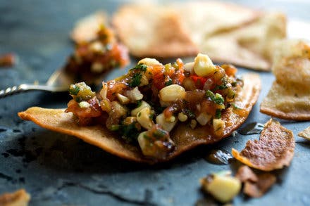 Roasted Corn and Tomato Salsa