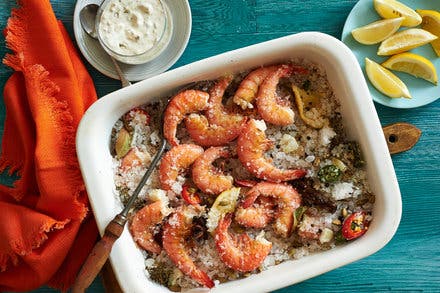 Spiced Salt-Baked Shrimp