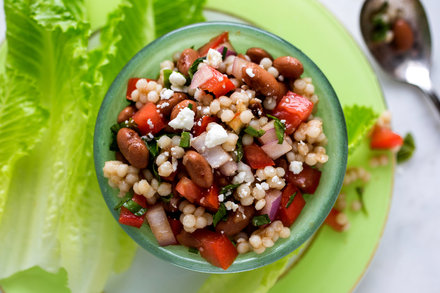 Image for Israeli Couscous, Bean and Tomato Salad