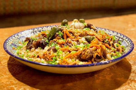 Bukharan Plov With Beef, Carrots and Cumin Seeds