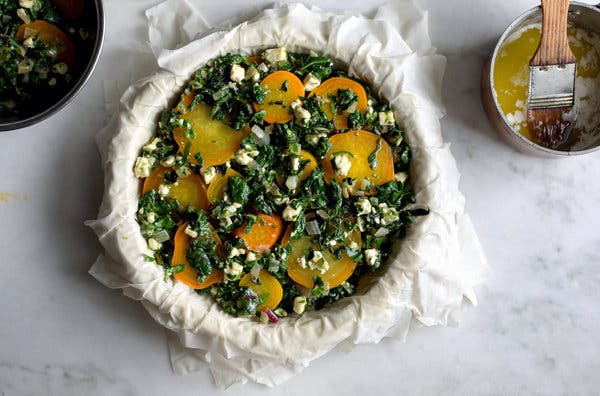 Greek Beet and Beet Greens Pie