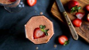 Image for Frozen Strawberry-Coconut Smoothie With Pomegranate Molasses