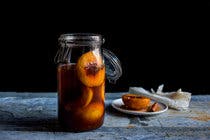 Pickled Peaches With Sweet Spices