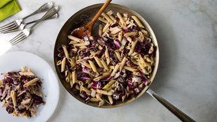 Image for Penne With Radicchio and Goat Cheese