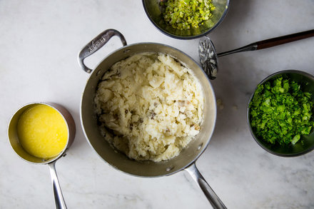 Image for Broccoli Crown, Leek and Potato Colcannon