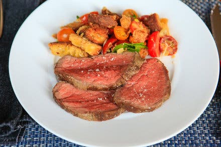 Salt-Packed Cold Roast Beef With Bread-Crumb Salsa