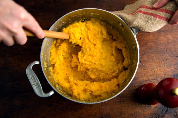 Colcannon With Roasted Squash and Apple