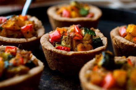 Roasted Veggie Tarts