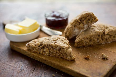 Whole Wheat Apple Pecan Scones