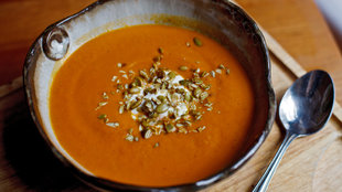 Image for Pumpkin Soup With Ancho and Apple