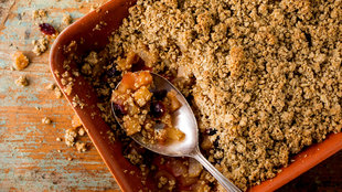 Image for Gluten-Free Apple, Pear and Cranberry Pecan Crumble