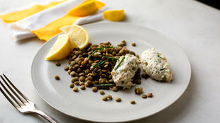 Image for Lentils With Smoked Trout Rilletes