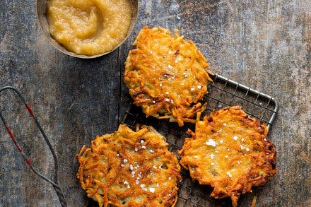 Schmaltz Latkes