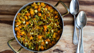Image for Winter Squash, Leek and Farro Gratin With Feta and Mint