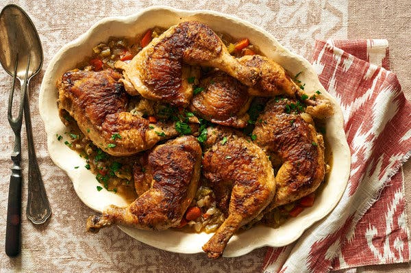 Cal Peternell’s Braised Chicken Legs