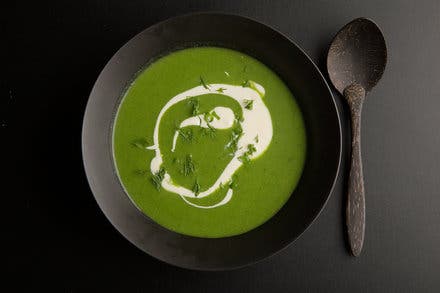 Bright Green Leek Soup