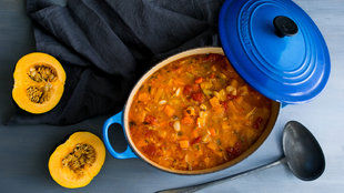 Image for Minestrone With Giant White Beans and Winter Squash