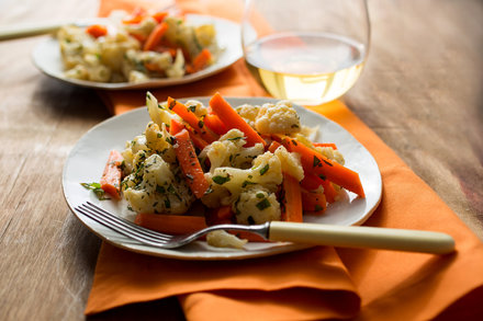 Image for Marinated Cauliflower and Carrots With Mint