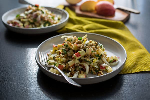 Endive, Apple and Kasha Salad