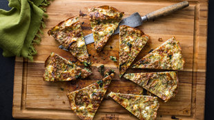 Image for Frittata With Kasha, Leeks and Spinach