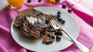 Image for Double-Buckwheat Blueberry Pancakes