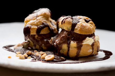 Image for Chocolate Ice Cream Profiteroles