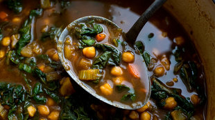 Image for Moroccan Chickpeas With Chard