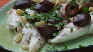 Image for Snapper With Seville Orange Juice, Pine Nuts And Olives