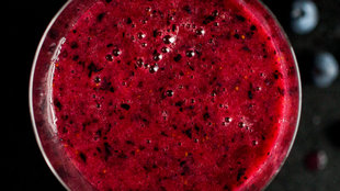 Image for Deep Purple Blueberry Smoothie With Black Quinoa