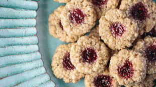 Image for Almond-Walnut Thumbprint Macaroons