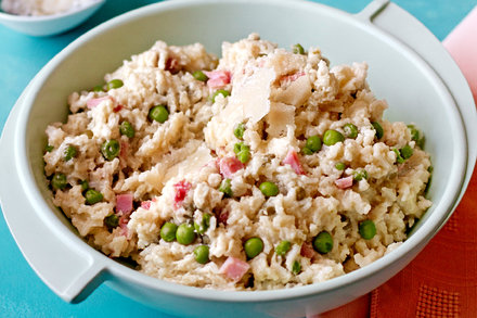 Image for Creamed Rice With English Peas and Country Ham
